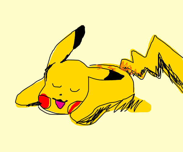 Lazy Pikachu